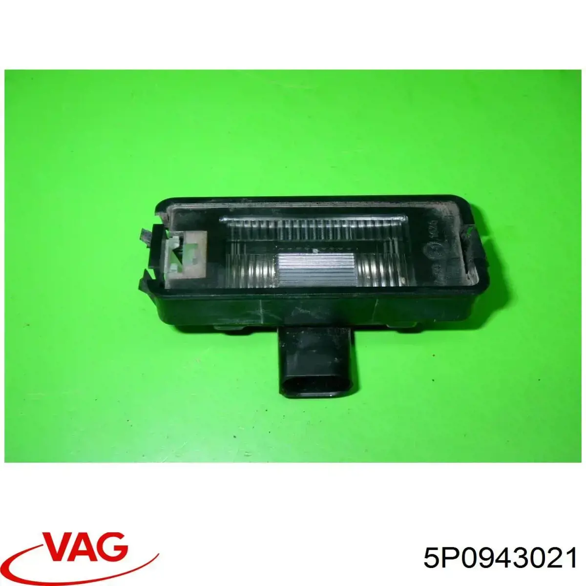 5P0943021 VAG lanterna da luz de fundo de matrícula traseira