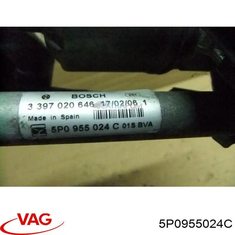 Мотор трапеции стеклоочистителя VAG 5P0955024C цена, от 31.67 USD