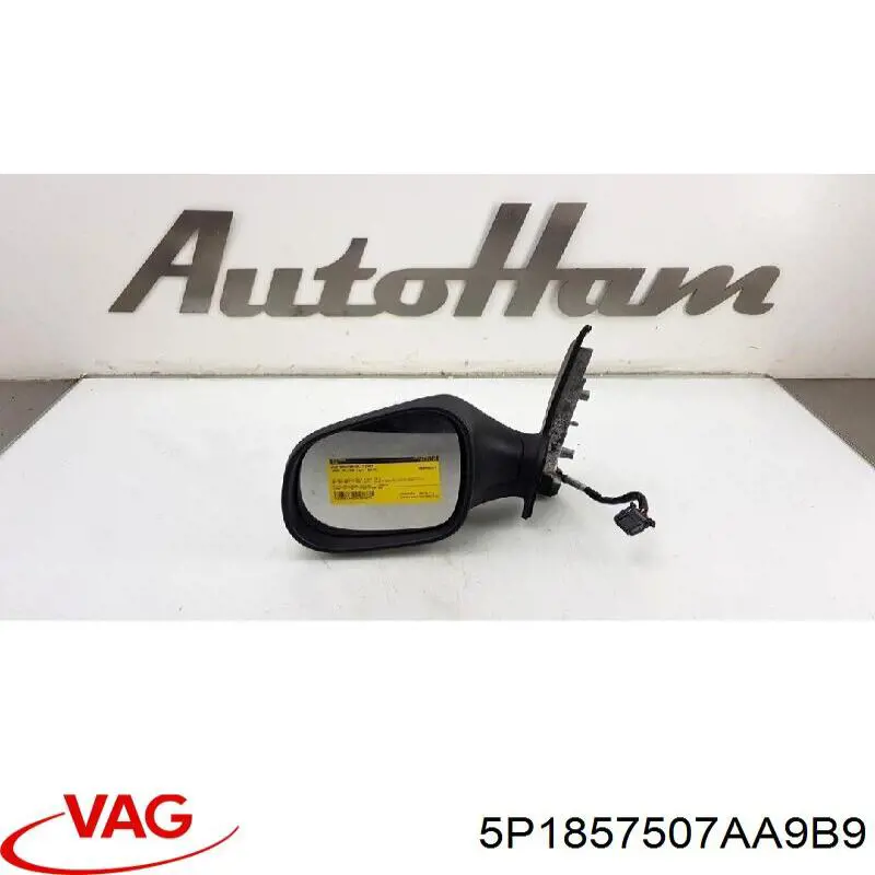 5P1857507AA9B9 VAG Левое боковое зеркало