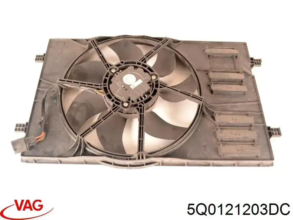 Ventilador (roda de aletas) do radiador de esfriamento para Skoda Octavia (A7, 5E3)