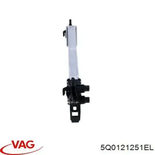 Радиатор охлаждения двигателя дополнительный 5Q0121251EL VAG
