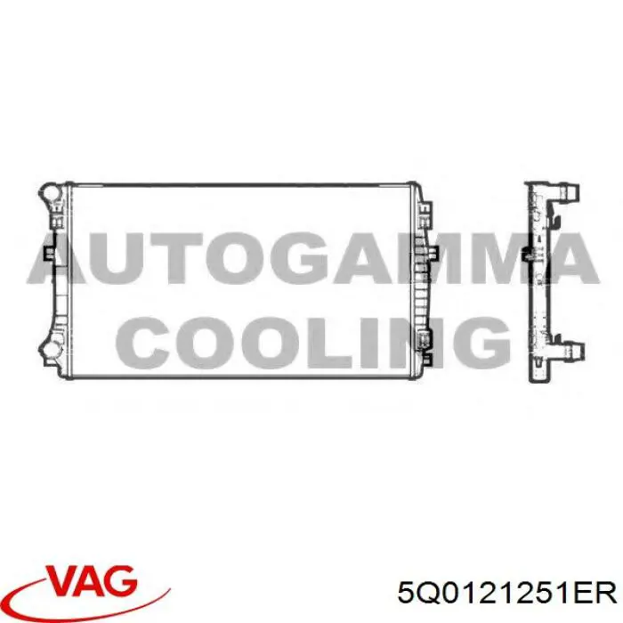 Радиатор охлаждения Maxgear AC230174