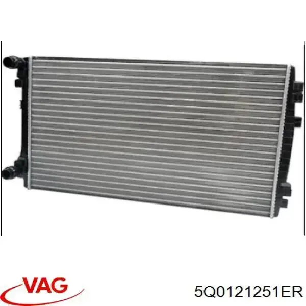 5Q0121251ER VAG радиатор
