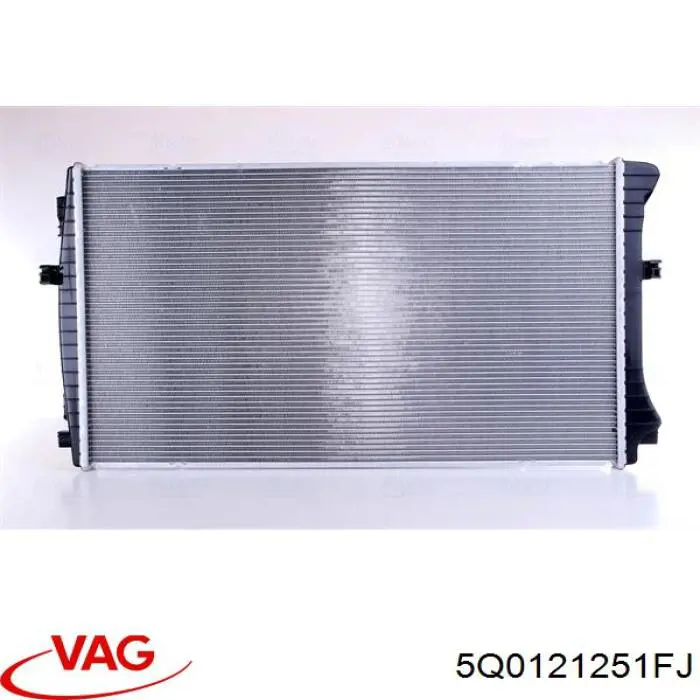 5Q0121251FJ VAG радиатор