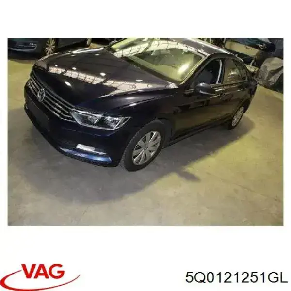 Радіатор охолодження двигуна 5Q0121251GL VAG/Audi