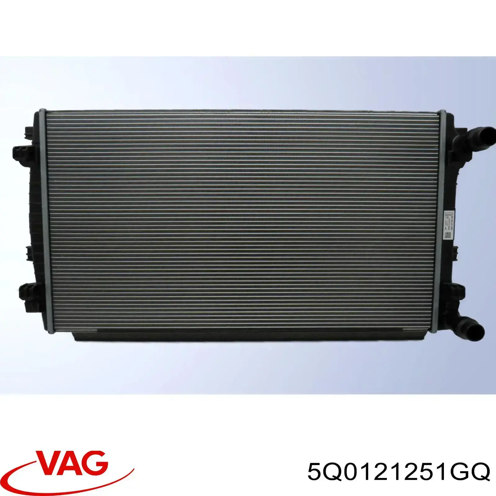 Radiador de esfriamento de motor 5Q0121251GQ VAG
