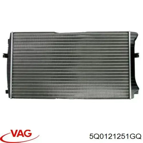 5Q0121251GQ VAG Radiador de esfriamento de motor
