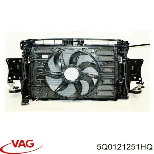 5Q0121251HQ VAG radiador de esfriamento de motor adicional
