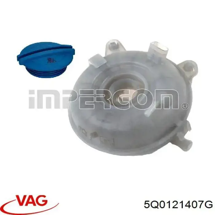 Бачок системы охлаждения двигателя расширительный VAG 5Q0121407G цена, от 10.14 USD