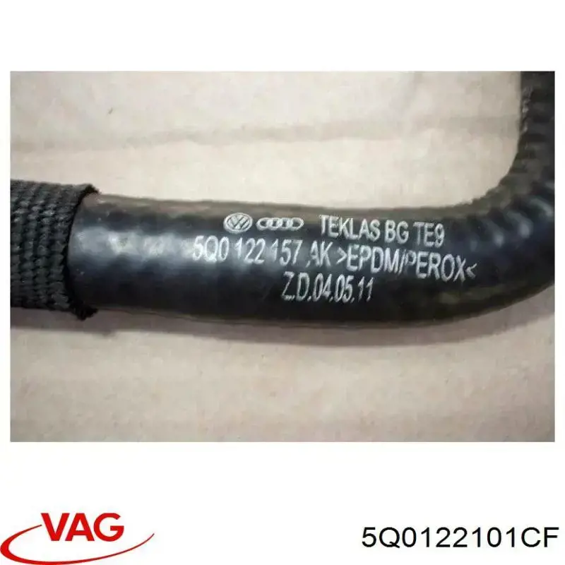 Купить 5Q0122101CF VAG Патрубок радиатора