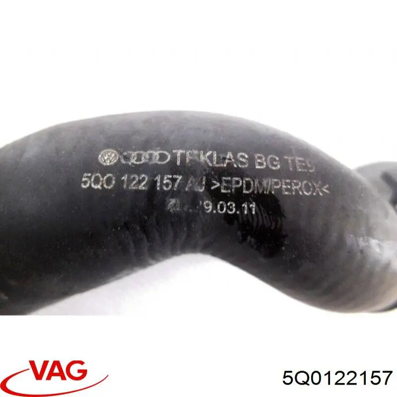 Шланг/патрубок системы охлаждения VAG 5Q0122157 цена, от 10.16 USD