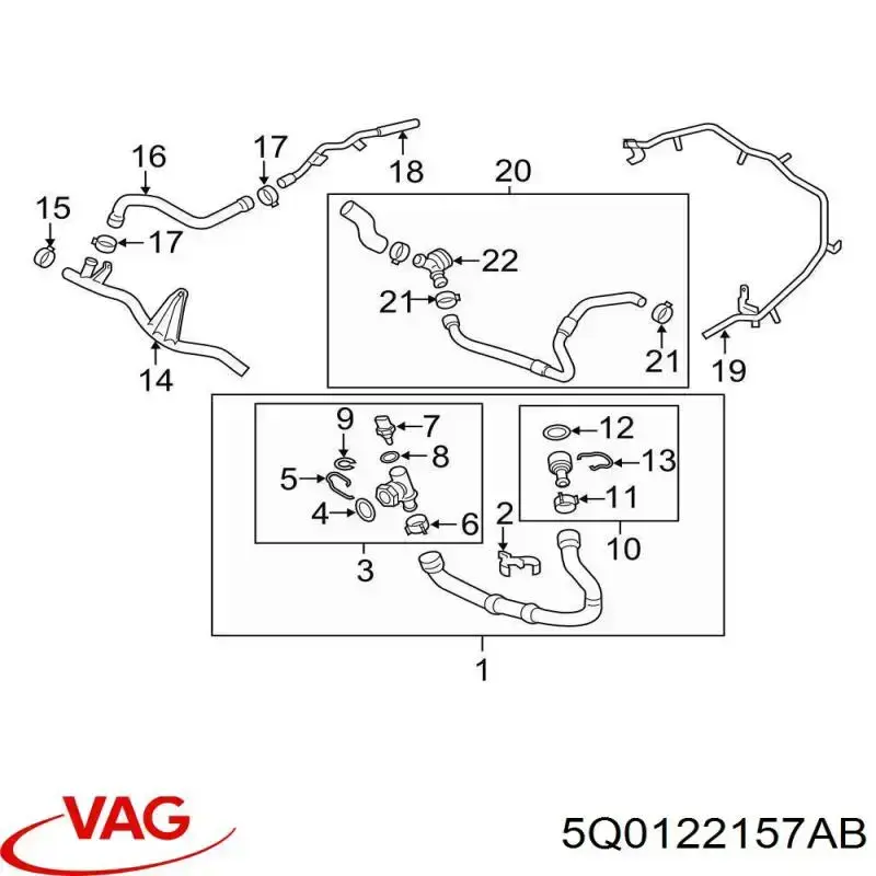  5Q0122157AB VAG