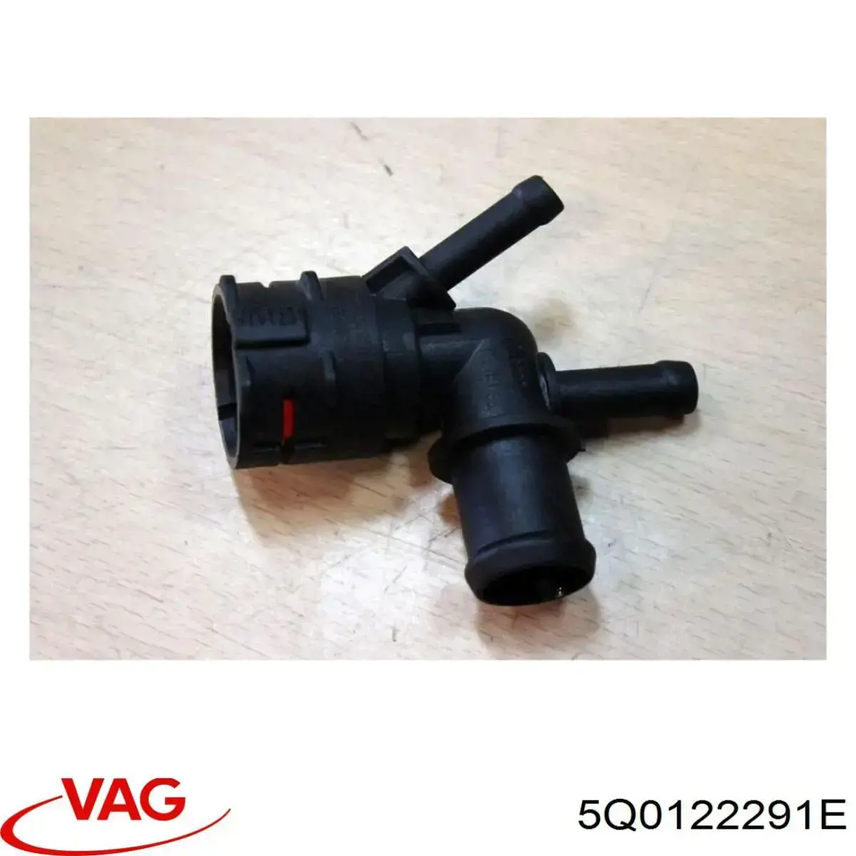 5Q0122291E VAG Brida del sistema de refrigeración (triple) original y equivalente