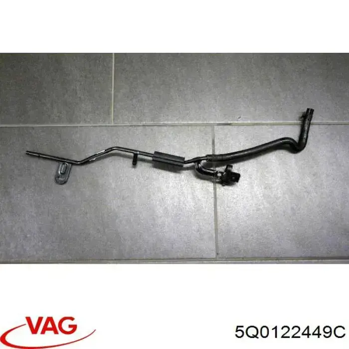 Tubería de radiador, tuberia flexible calefacción, superior Seat Leon 