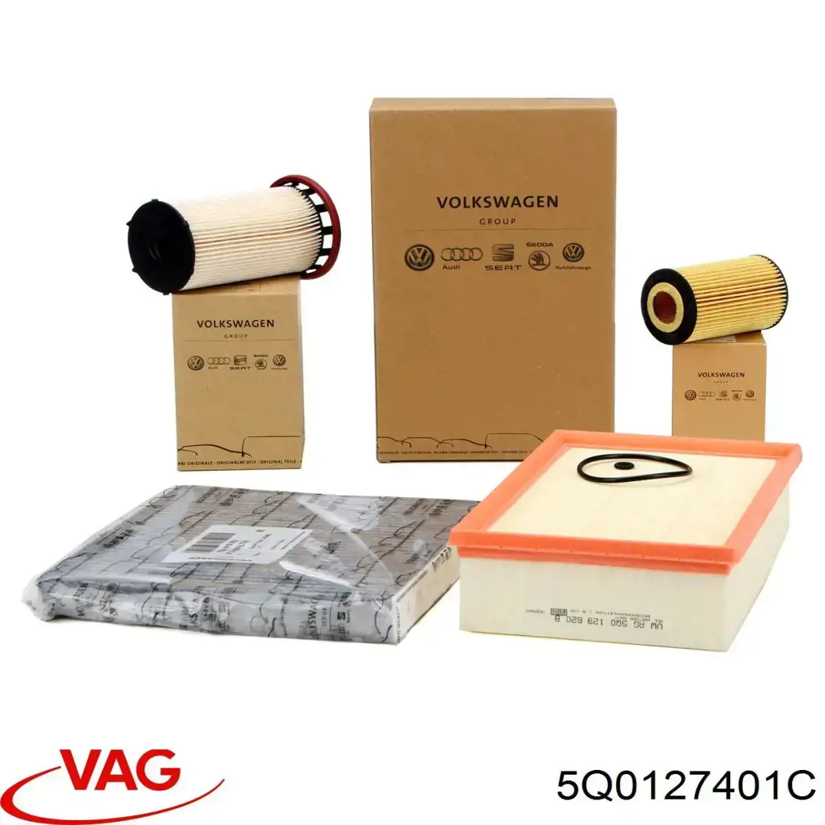 Купить 5Q0127401C VAG Фильтр-отстойник топлива грубой очистки