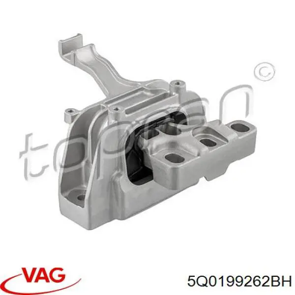 5Q0199262BH VAG coxim (suporte direito de motor)