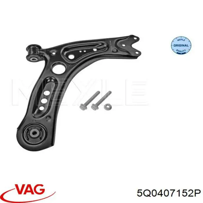 Правый рычаг передней нижней подвески VAG 5Q0407152P цена, от 37.54 USD