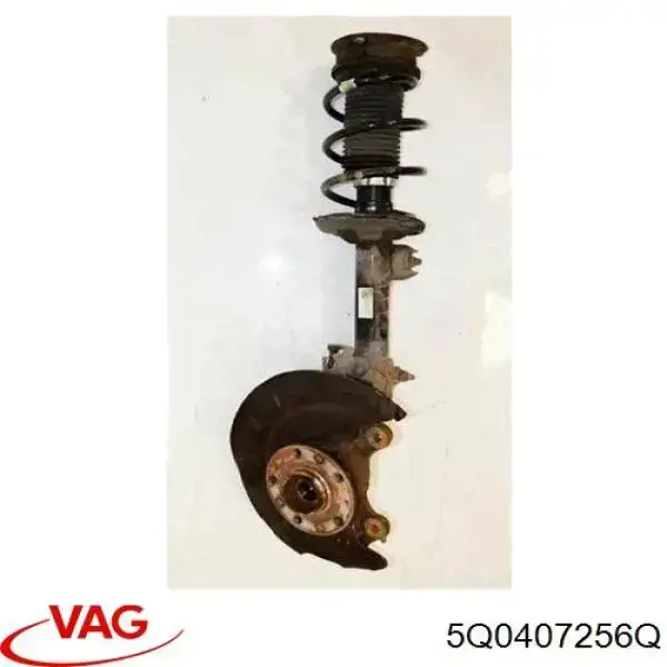 Купить 5Q0407256Q VAG Ось передняя и поворотные кулаки