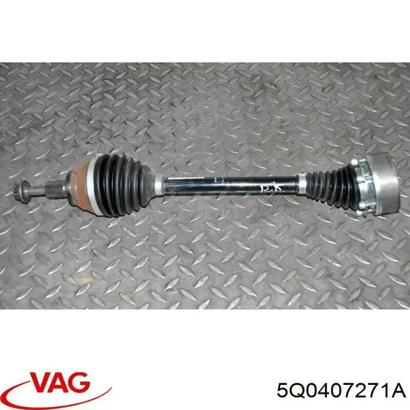 5Q0407271A VAG Полуось передняя левая