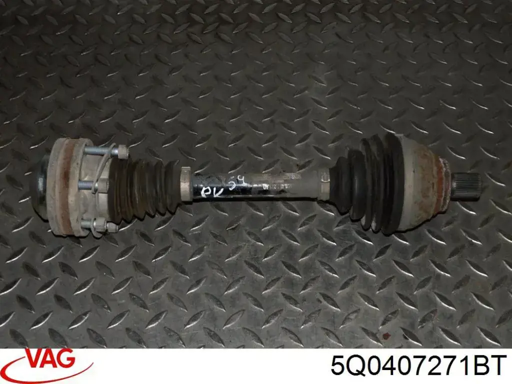 Левая полуось 5Q0407271BT VAG