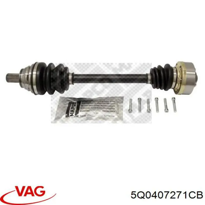 Купить 5Q0407271CB VAG Привод в сборе левый