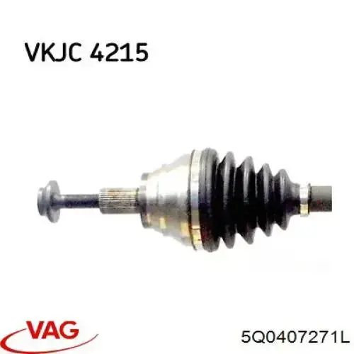 Привод передний левый VAG 5Q0407761X цена, от 128.80 USD