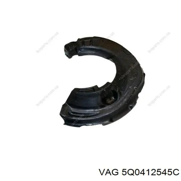 5Q0412545C VAG espaçador (anel de borracha da mola dianteira inferior)