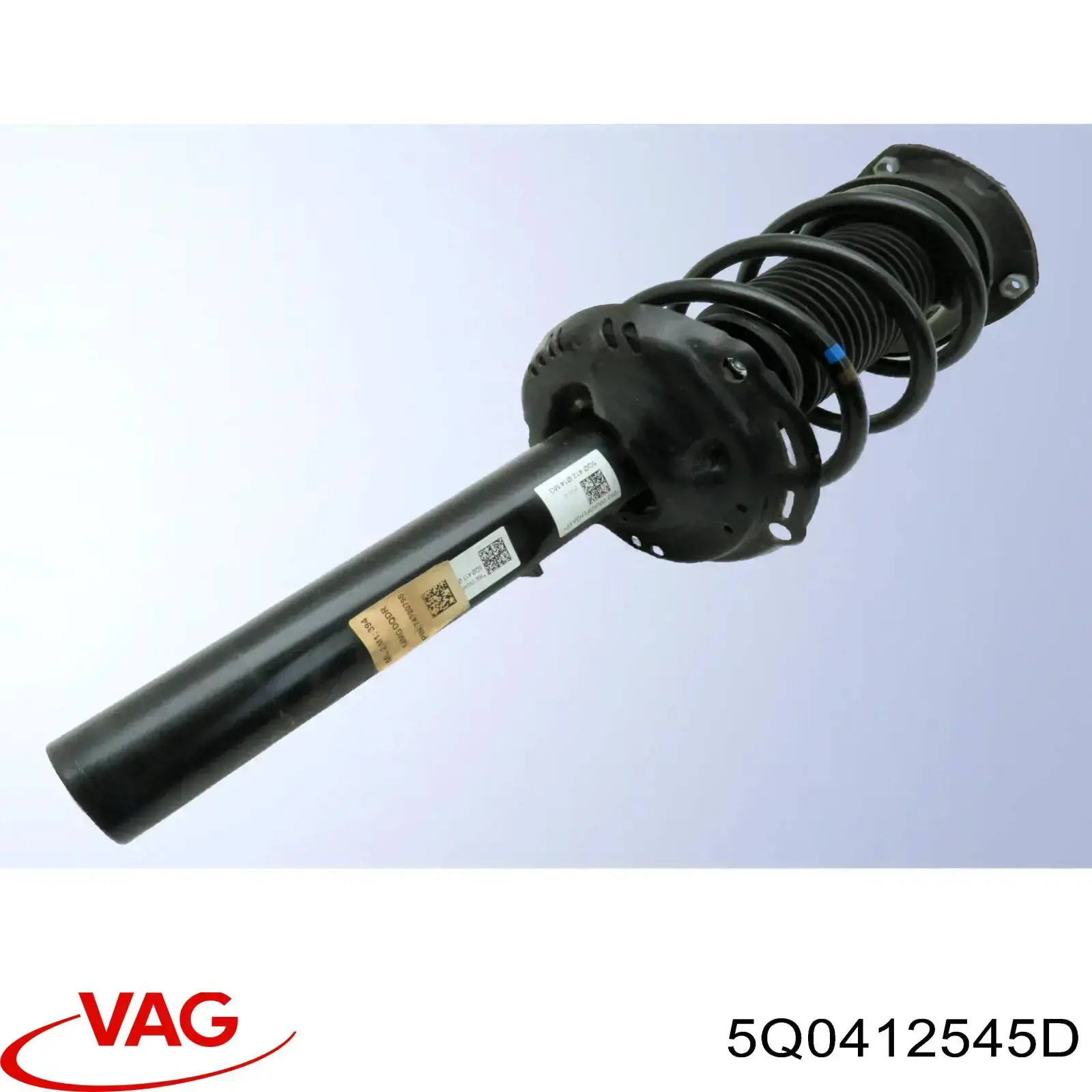 Проставка (резиновое кольцо) пружины передней, нижняя VAG 5Q0412545D