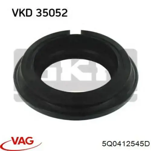 Проставка (резиновое кольцо) пружины передней нижняя VAG 5Q0412545D цена, от 5.07 USD