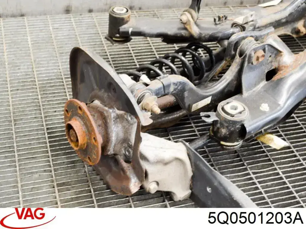 5Q0501203A VAG Полуось задняя левая