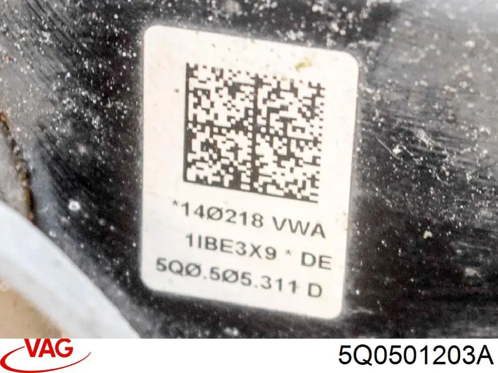 Купить 5Q0501203A VAG Полуось задняя левая