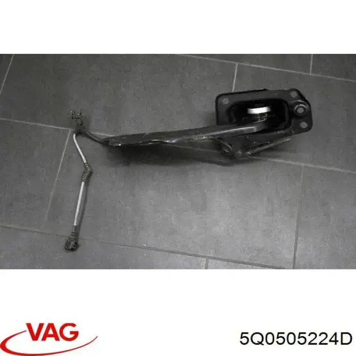 5Q0505224D VAG braço oscilante (tração longitudinal inferior direito de suspensão traseira)