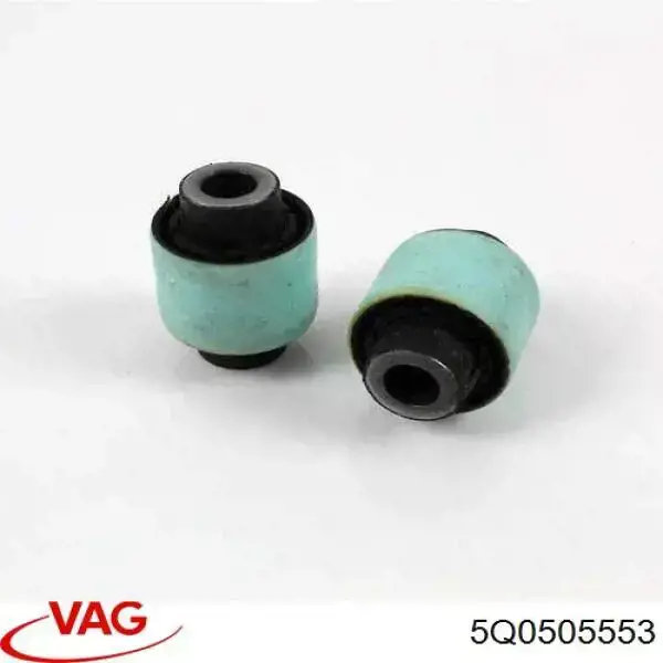 Suspensión, brazo oscilante trasero inferior 5Q0505553 VAG