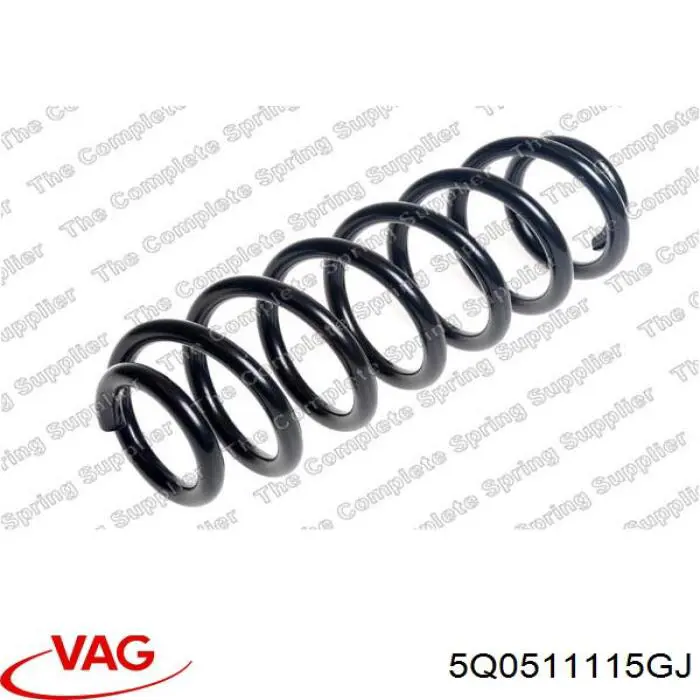 5Q0511115GJ VAG Пружина подвески задняя