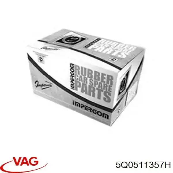 5Q0511357H VAG pára-choque (grade de proteção de amortecedor traseiro)
