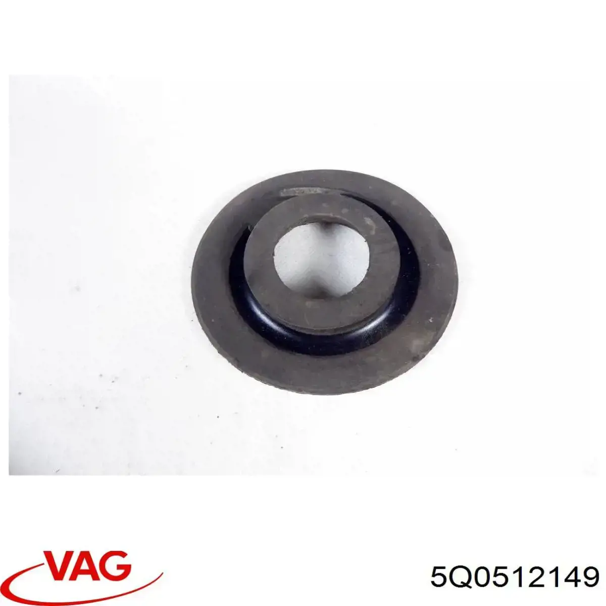 5Q0512149 VAG проставка (резиновое кольцо пружины задней верхняя)
