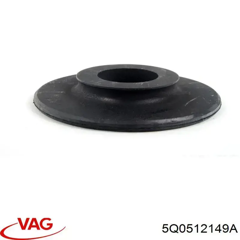 5Q0512149A VAG проставка (резиновое кольцо пружины задней верхняя)