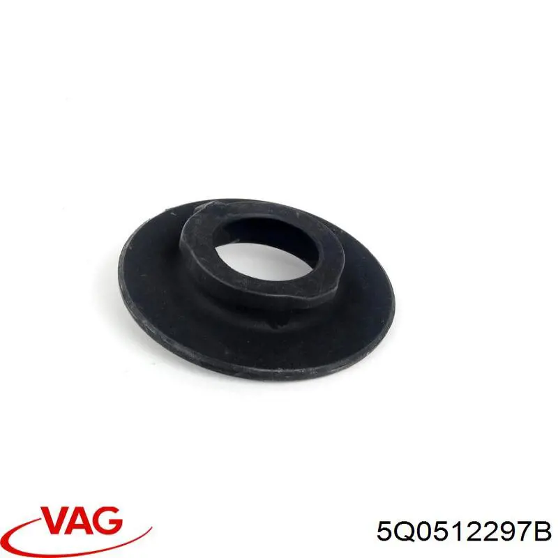 5Q0512297B VAG проставка (резиновое кольцо пружины задней нижняя)