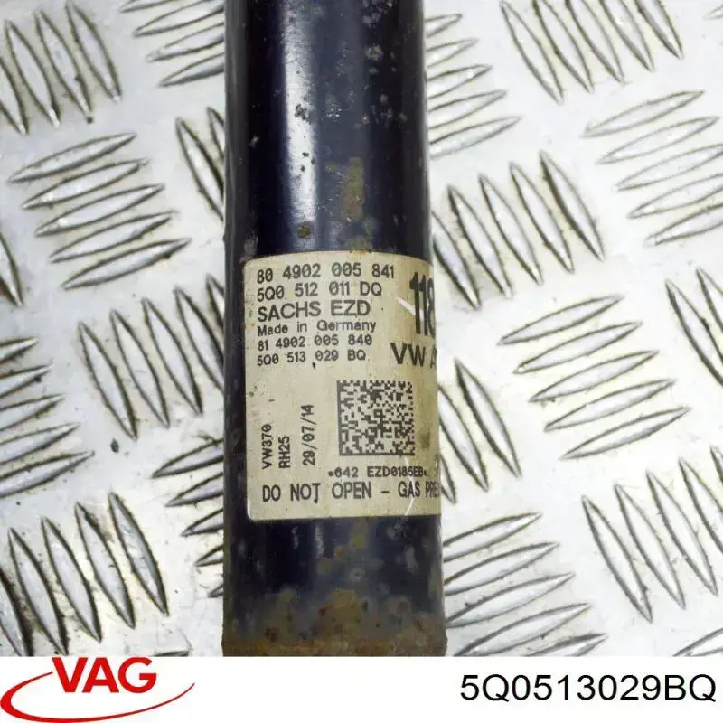 5Q0513029BQ VAG Амортизаторы задние