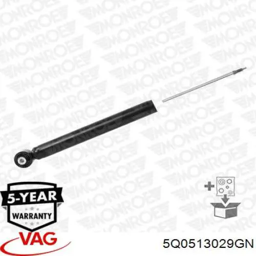 Купить 5Q0513029GN VAG Амортизатор задней подвески