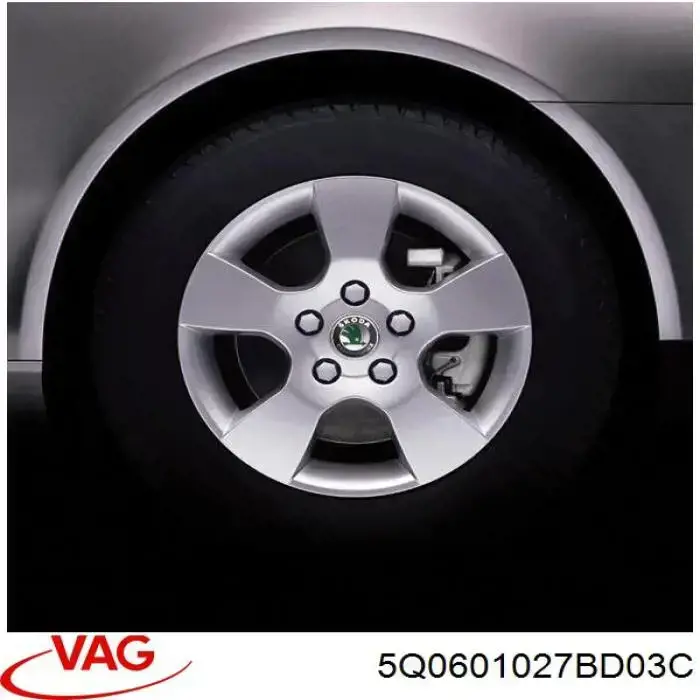 Купить 5Q0601027BQ03C VAG Диск колесный