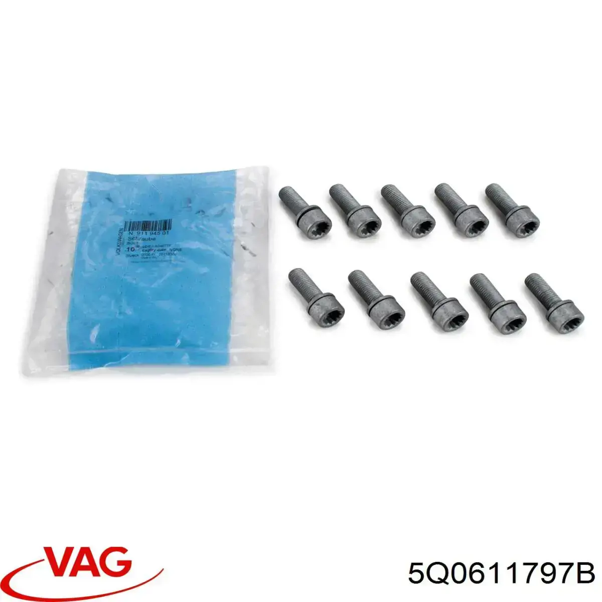 Купить 1H0611797C VAG Кронштейн крепления тормозных трубок