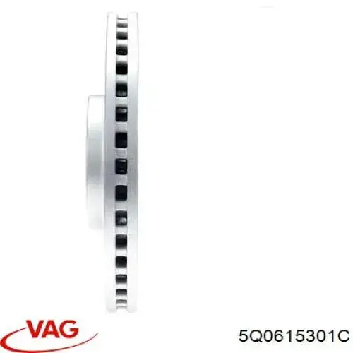5Q0615301C VAG Disco do freio dianteiro