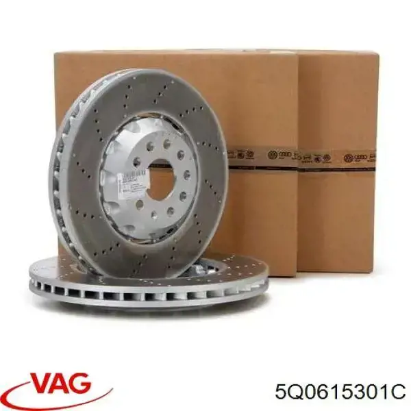 Compre 5Q0615301C VAG Disco do freio dianteiro