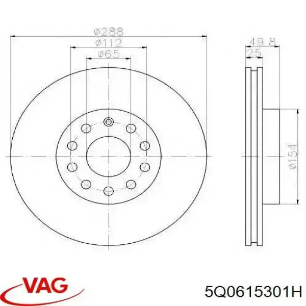 5Q0615301H VAG/Audi