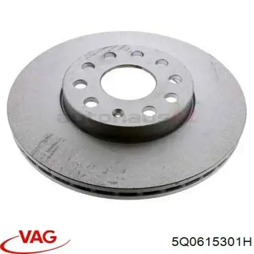 Передние тормозные диски 5Q0615301H VAG