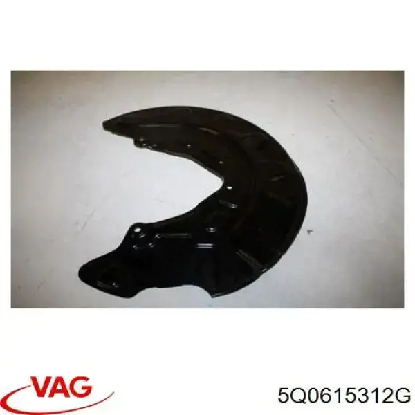 Защита тормозного диска переднего правого 118945 Hans Pries (Topran)