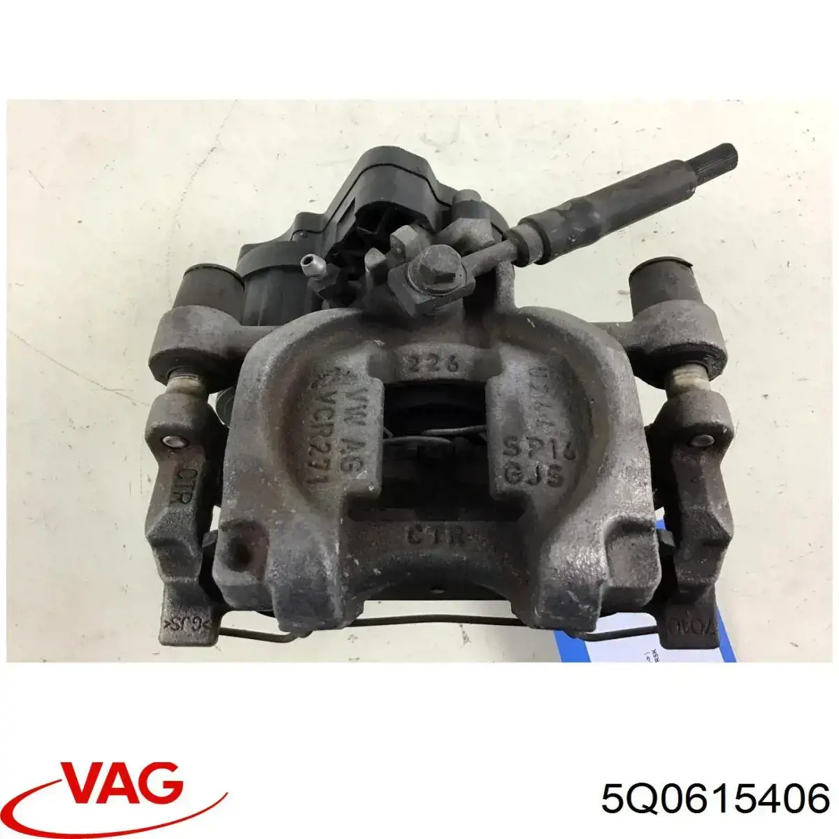 Мотор привода тормозного суппорта заднего 5Q0615406 VAG