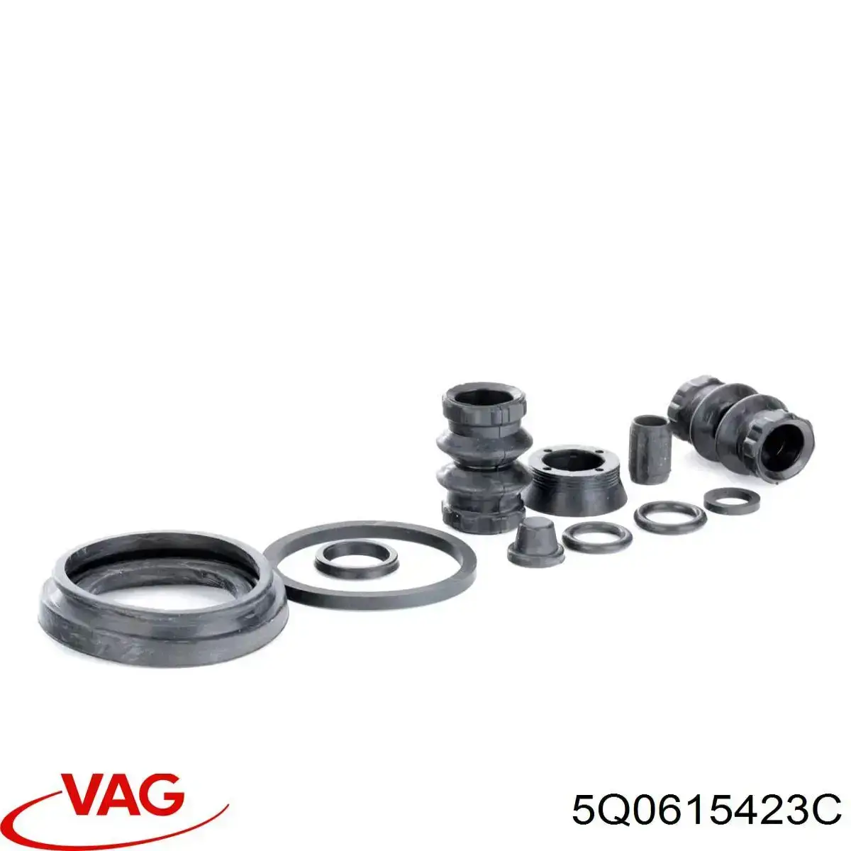 Купить 5Q0615423C VAG Суппорт задний левый