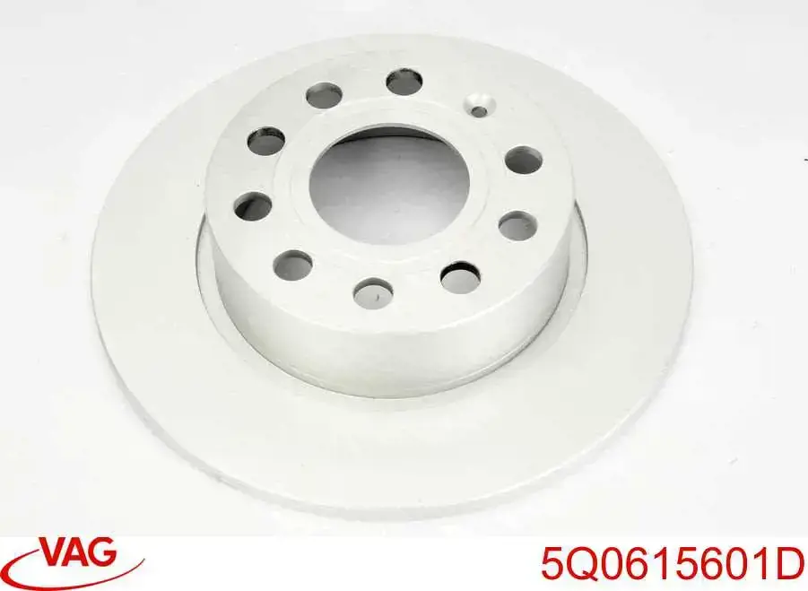 5Q0615601D VAG диск тормозной задний